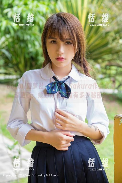 BoLoli菠萝社 - 猫九酱Sakura作品集重磅更新：她的内衣究竟有多少秘密？-恬瑄维