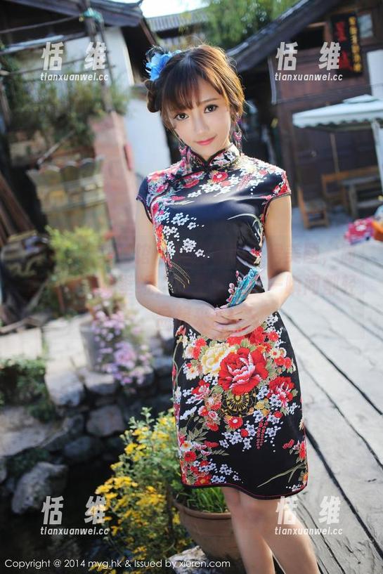 MyGirl美媛馆 - 刘娅希的白裙美图，简直可以做成壁纸，让生活在这一瞬间都轻盈起来。-恬瑄维