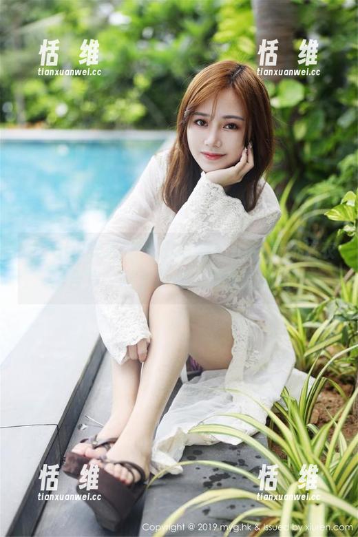 MyGirl美媛馆 - 田芯娜Angel最新连衣裙合集，嘿，往前一步我就心动！-恬瑄维