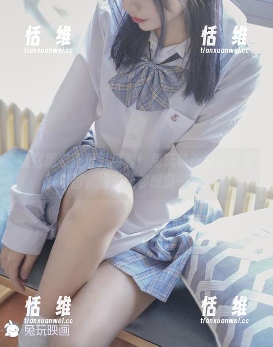 微信朋友圈最强福利！兔玩映画白丝套装原图，绝对让你眼前一亮！-恬瑄维