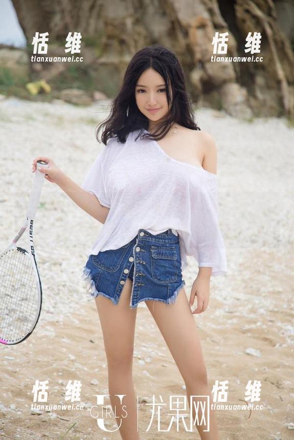 尤果网 - 曼曼的夏日花园：精选套图，看她如何在盛夏绽放魅力-恬瑄维