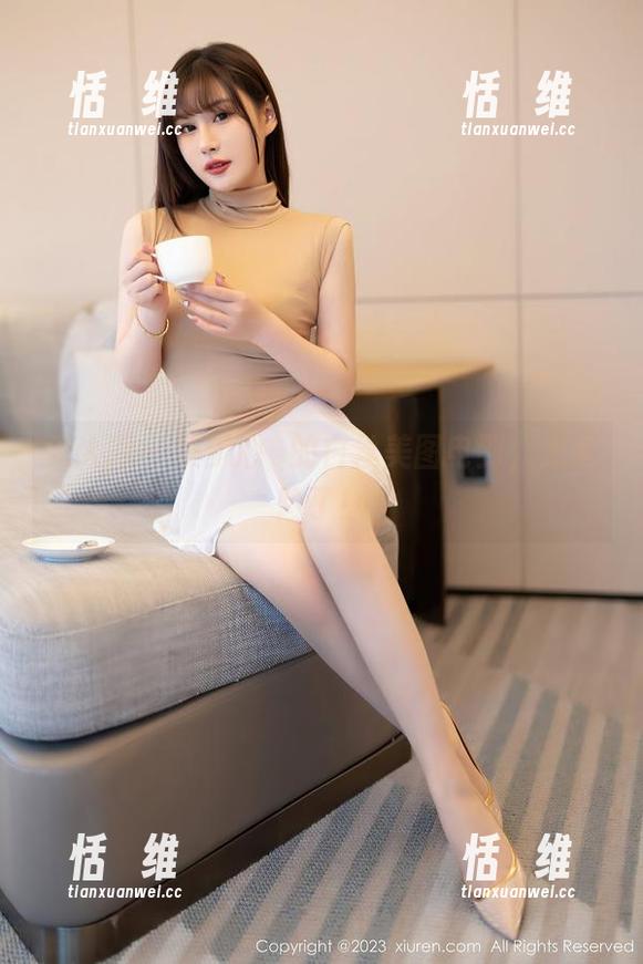 秀人网 - 被梦心玥的白丝美图电到，太危险了！-恬瑄维