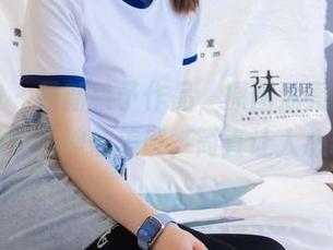 袜啵啵 - 最新稚予作品，原图油亮白丝—这是什么神仙美感，简直让人心动。