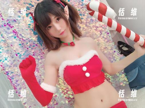 魔物喵nigisa变身胶带少女，超高清原图，令人‘吸’引不已！-恬瑄维